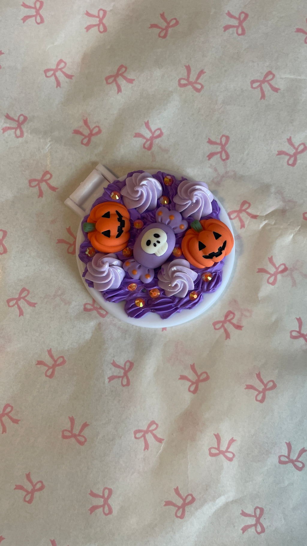 Halloween Charm Decoden Compact Mirror