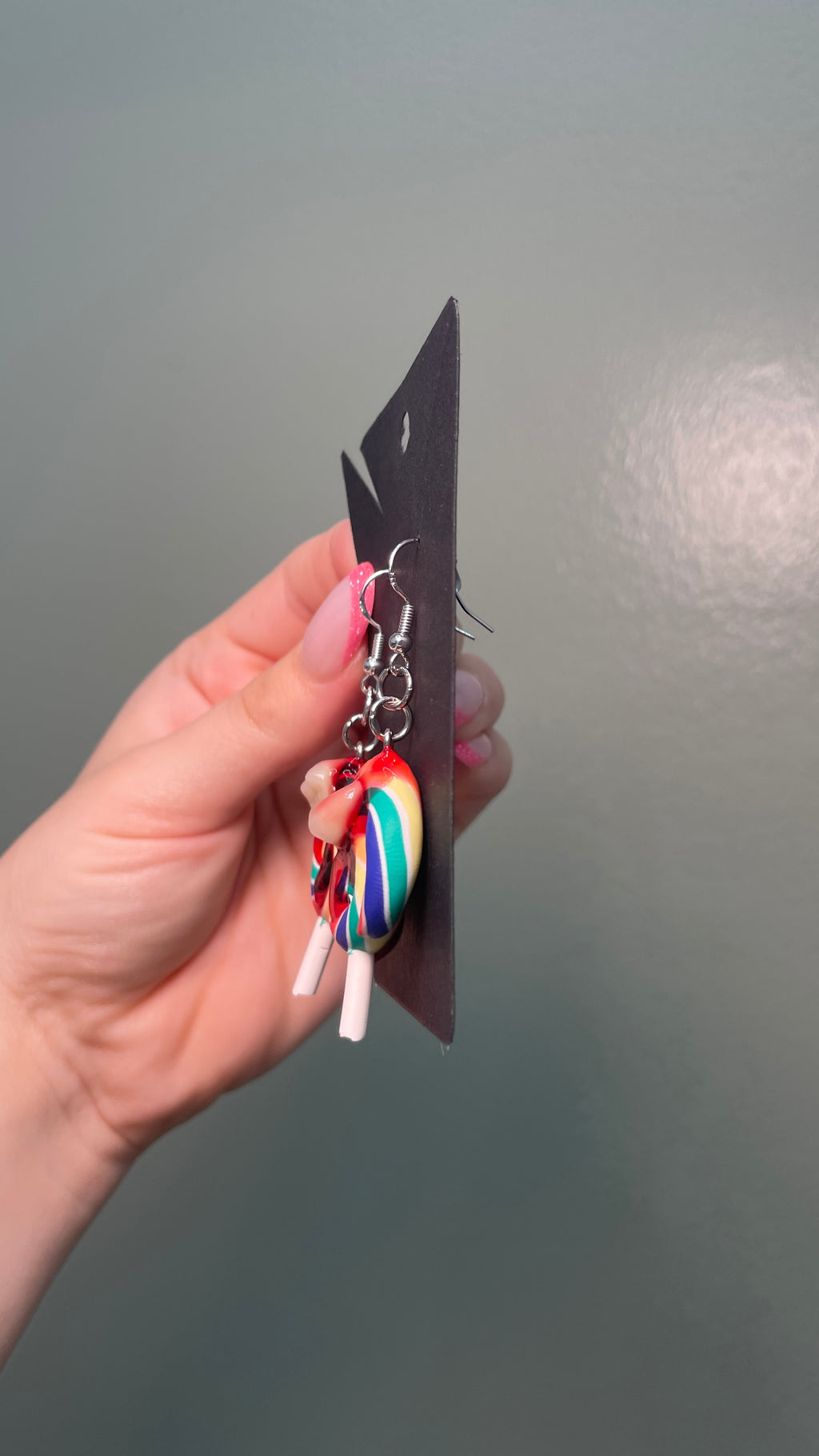 Cavity Lollipop Earrings ALT