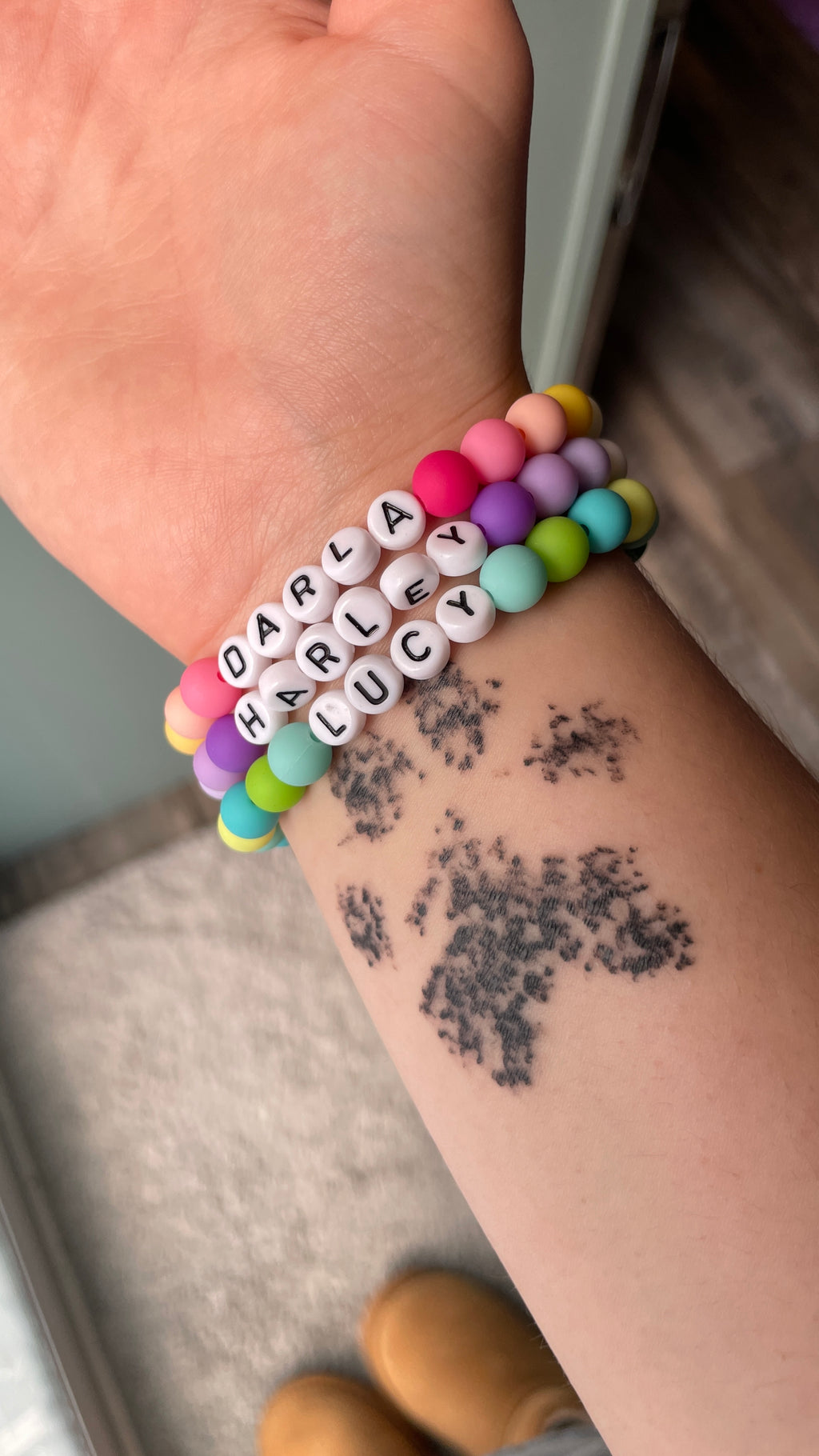 Custom Dog Collar and Matching Bracelet