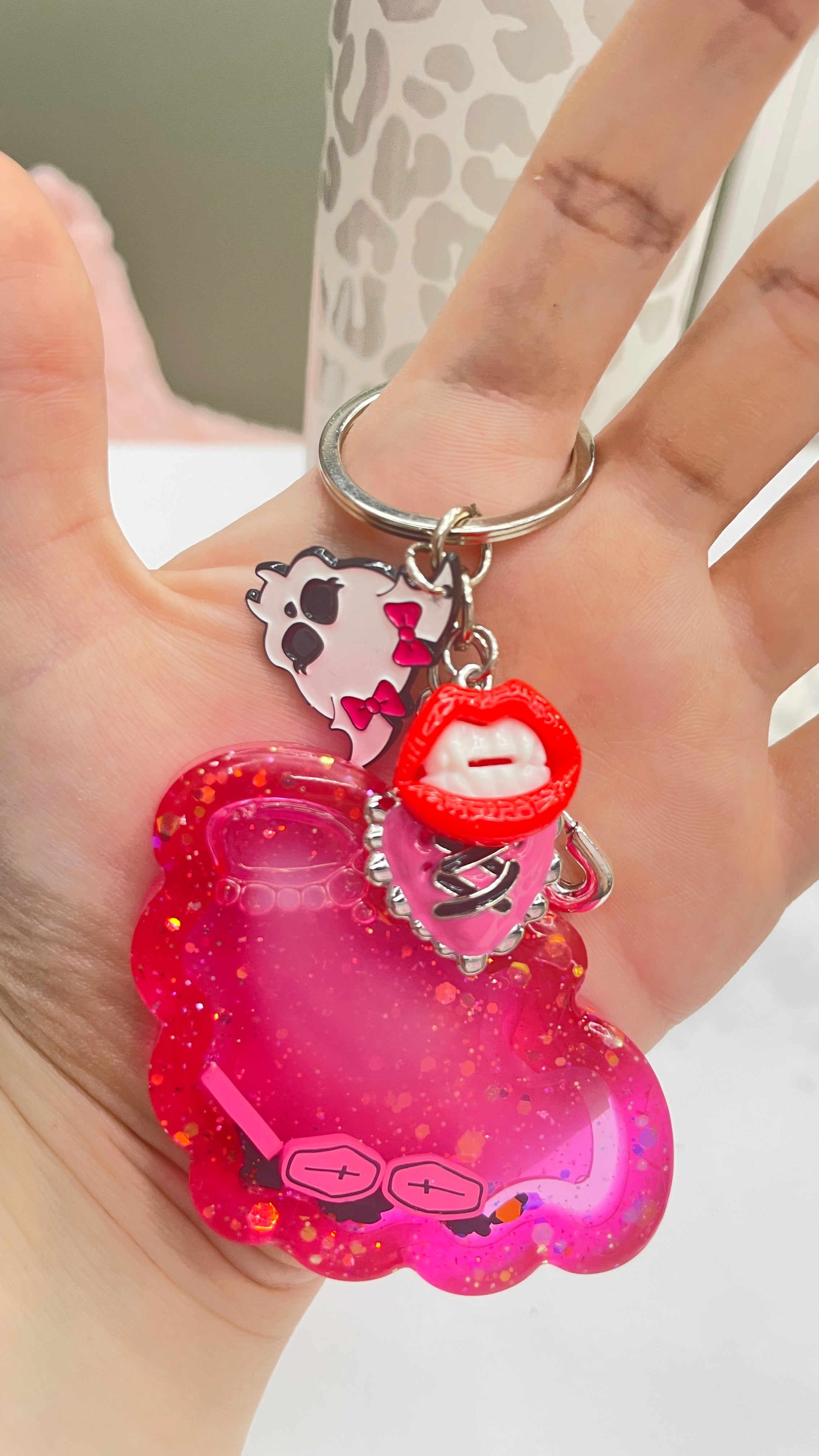 Monster High Pink Draculaura Keychain