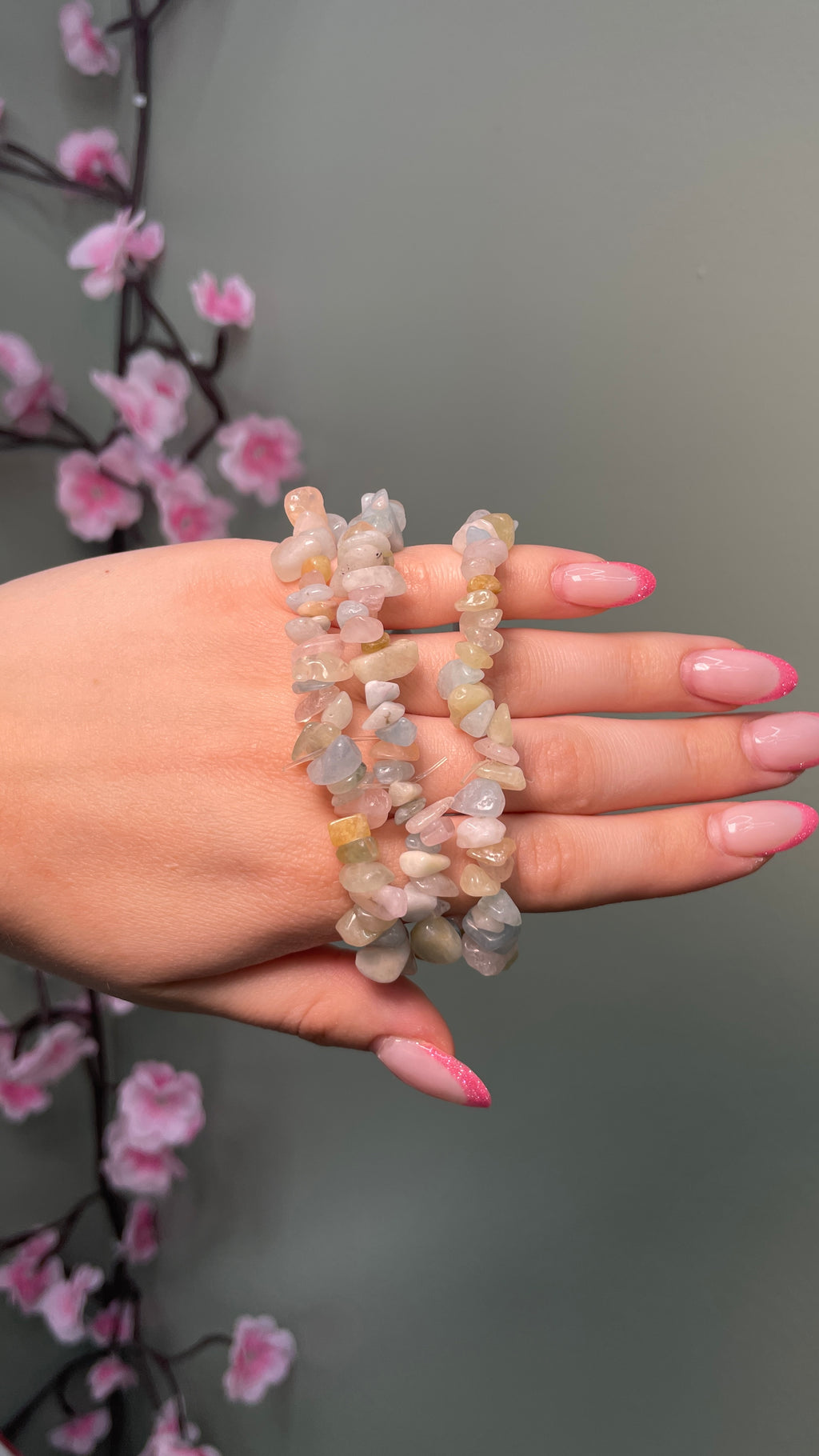 Colorful Quartz Bracelet Set