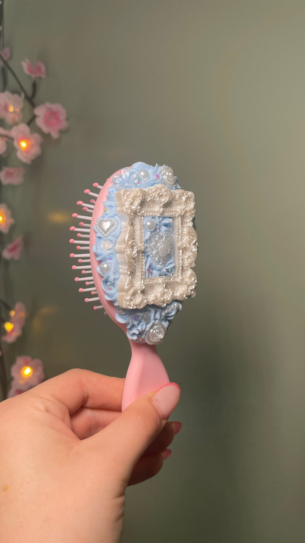 Cute Decoden Beaded Hairbrush Series