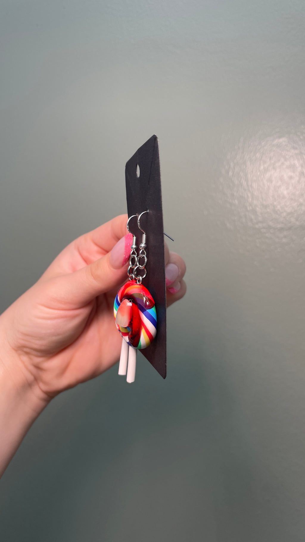 Cavity Lollipop Earrings ALT