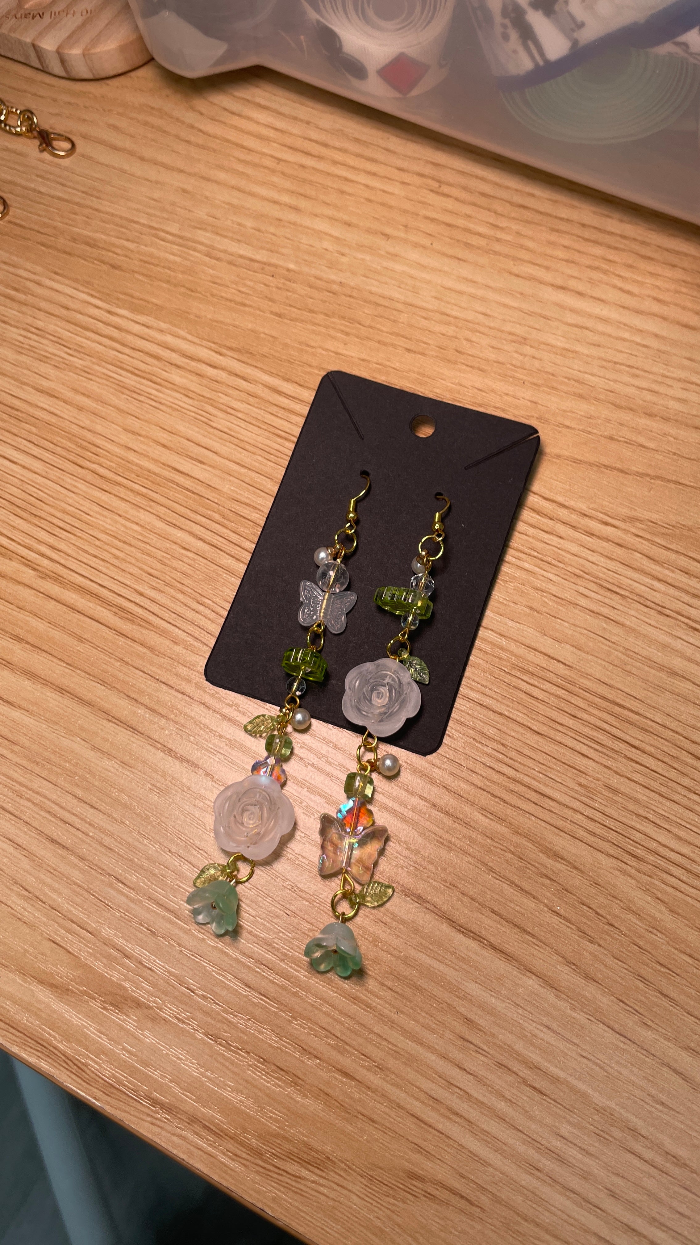 Whimsical Elegant Floral Earrings