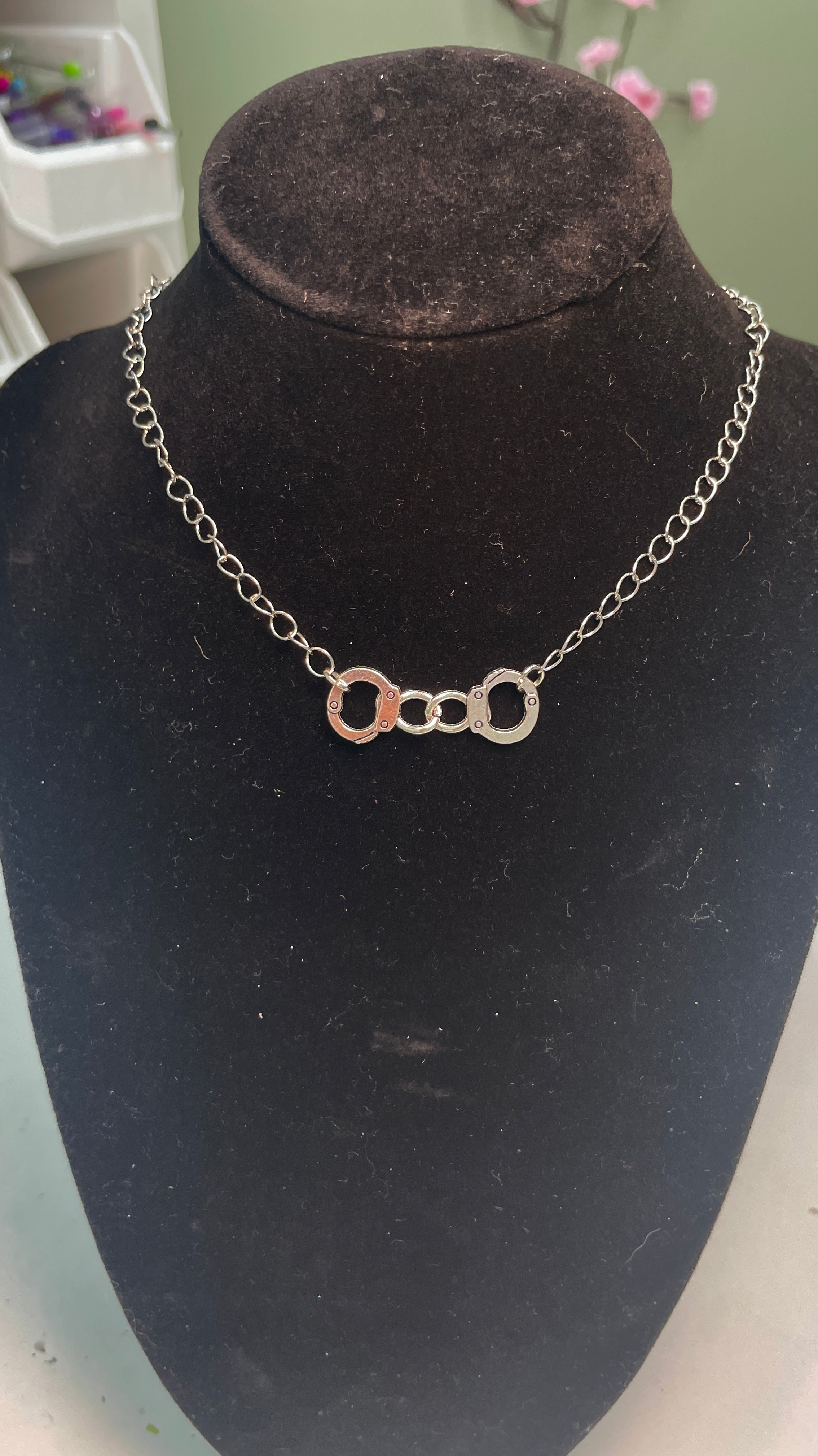 Handcuff Linked Necklace