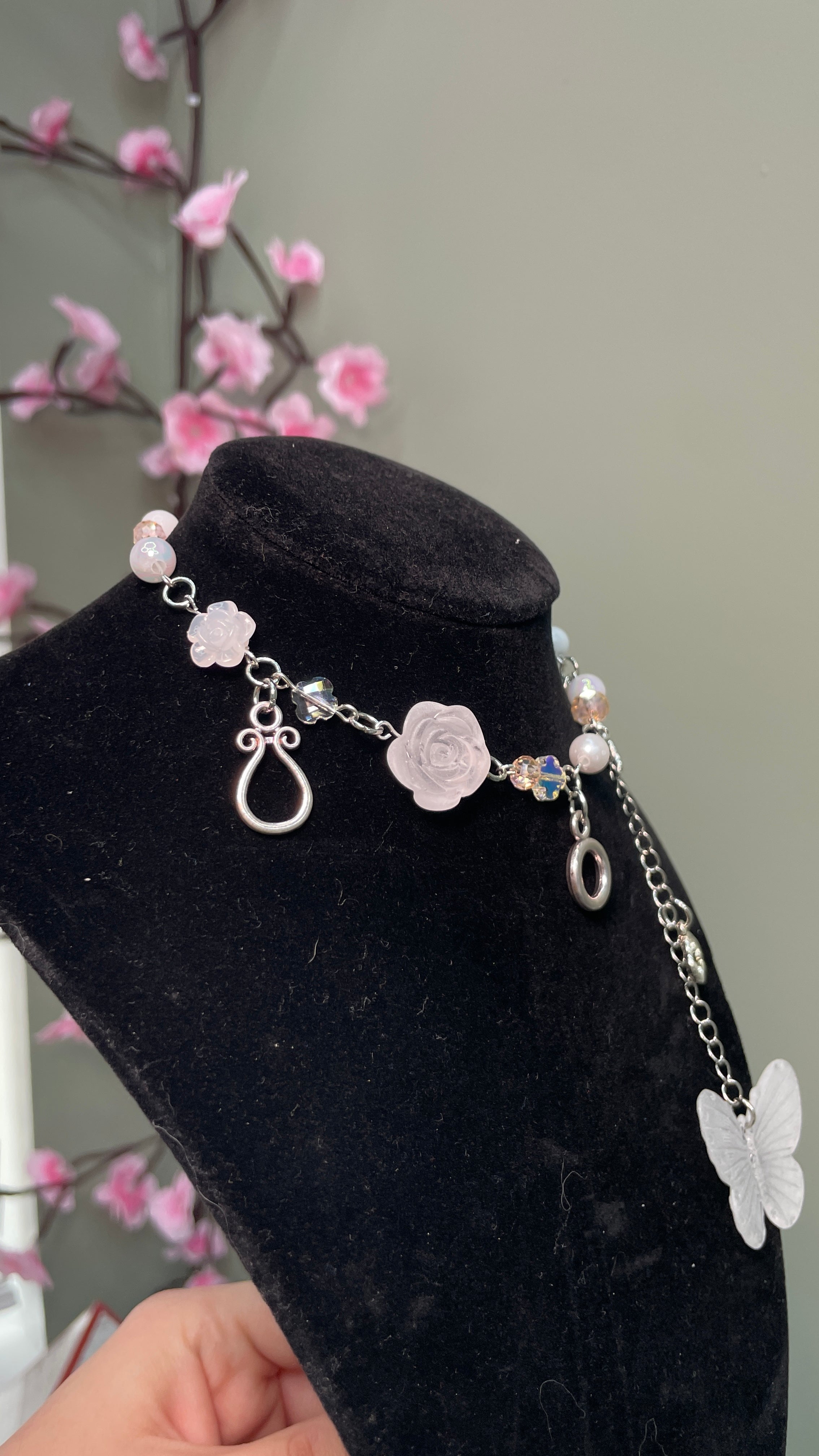 Whimsy Goth Chain Link Choker Necklace