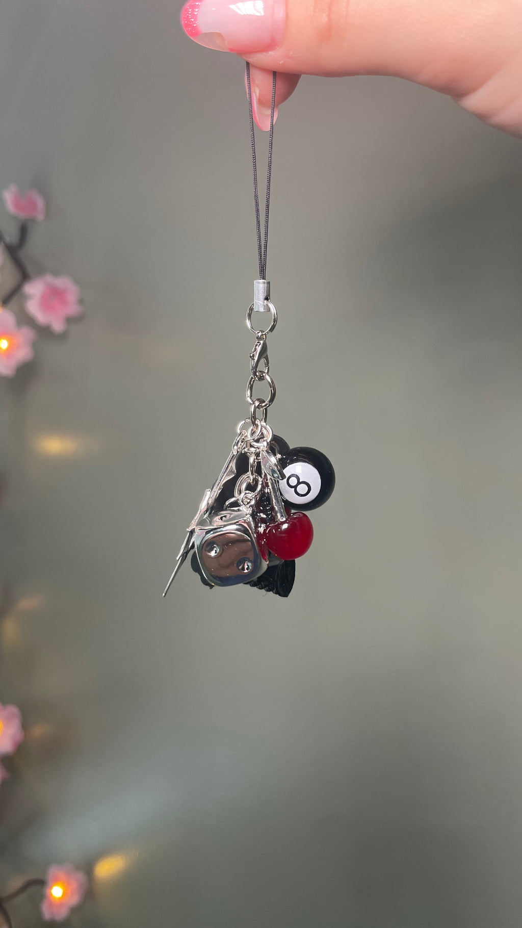 Grunge Phone Charm Clip