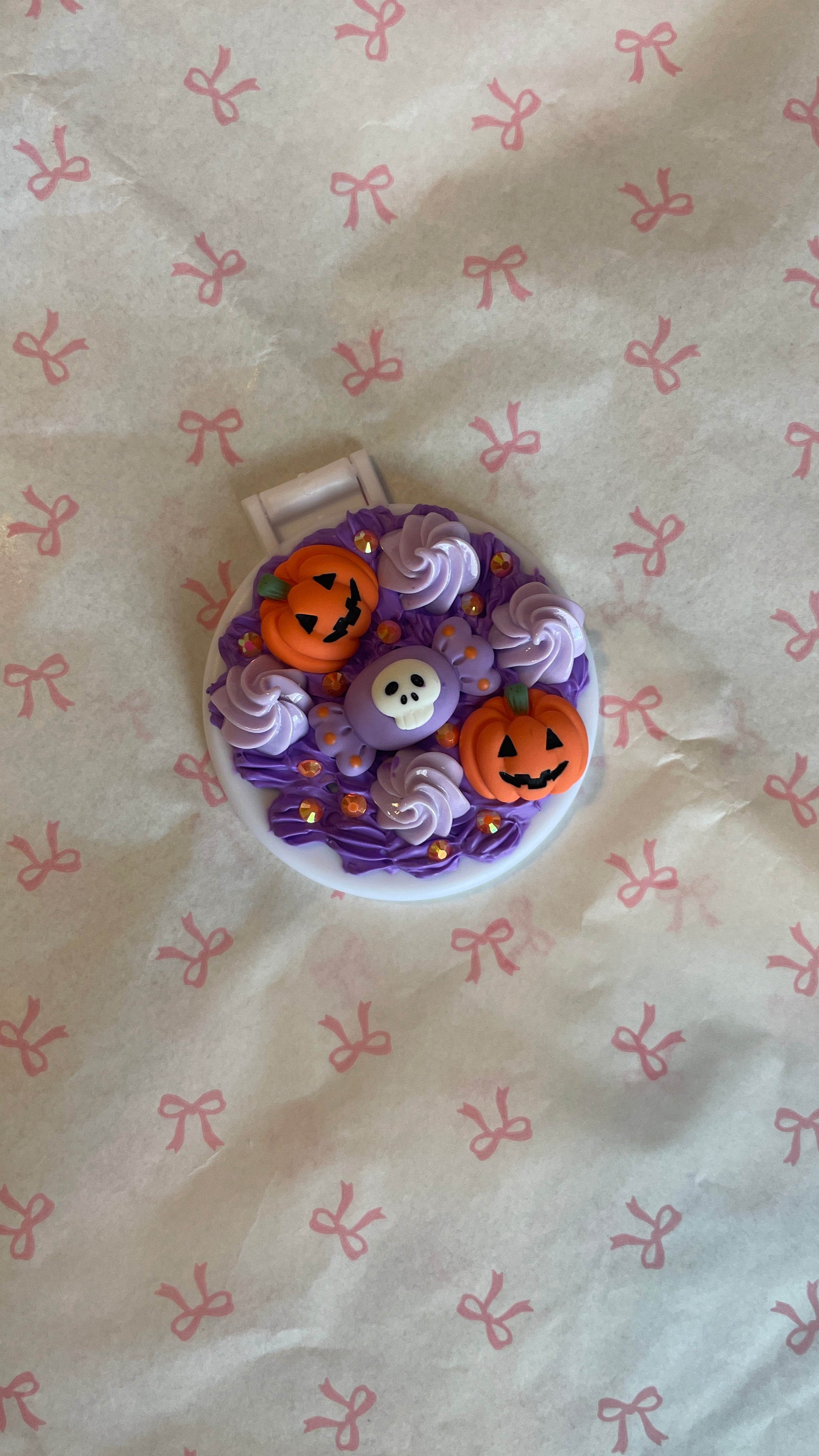 Halloween Charm Decoden Compact Mirror