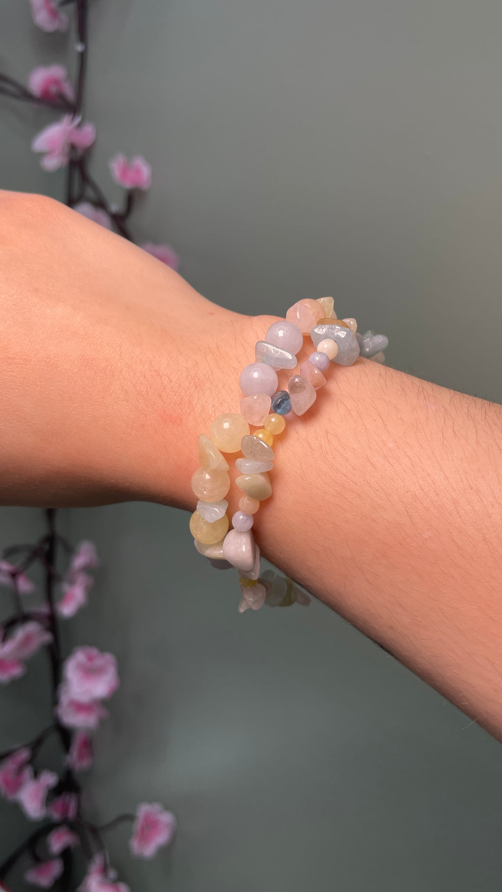 Colorful Quartz Bracelet Set