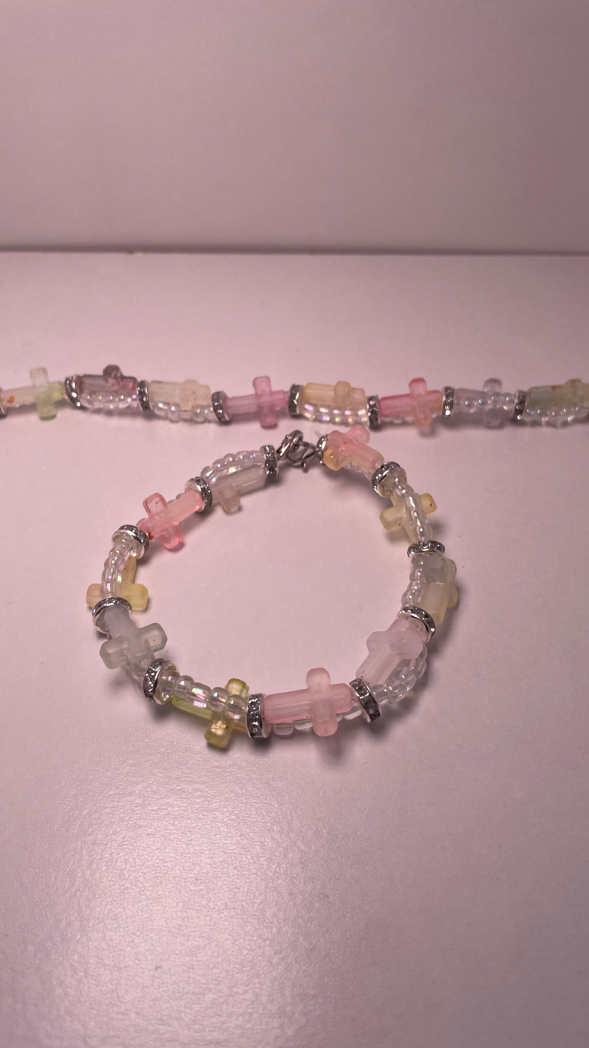 Cross Elastic Clasp Bracelet
