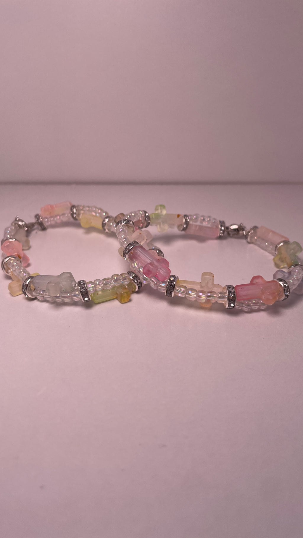 Cross Elastic Clasp Bracelet