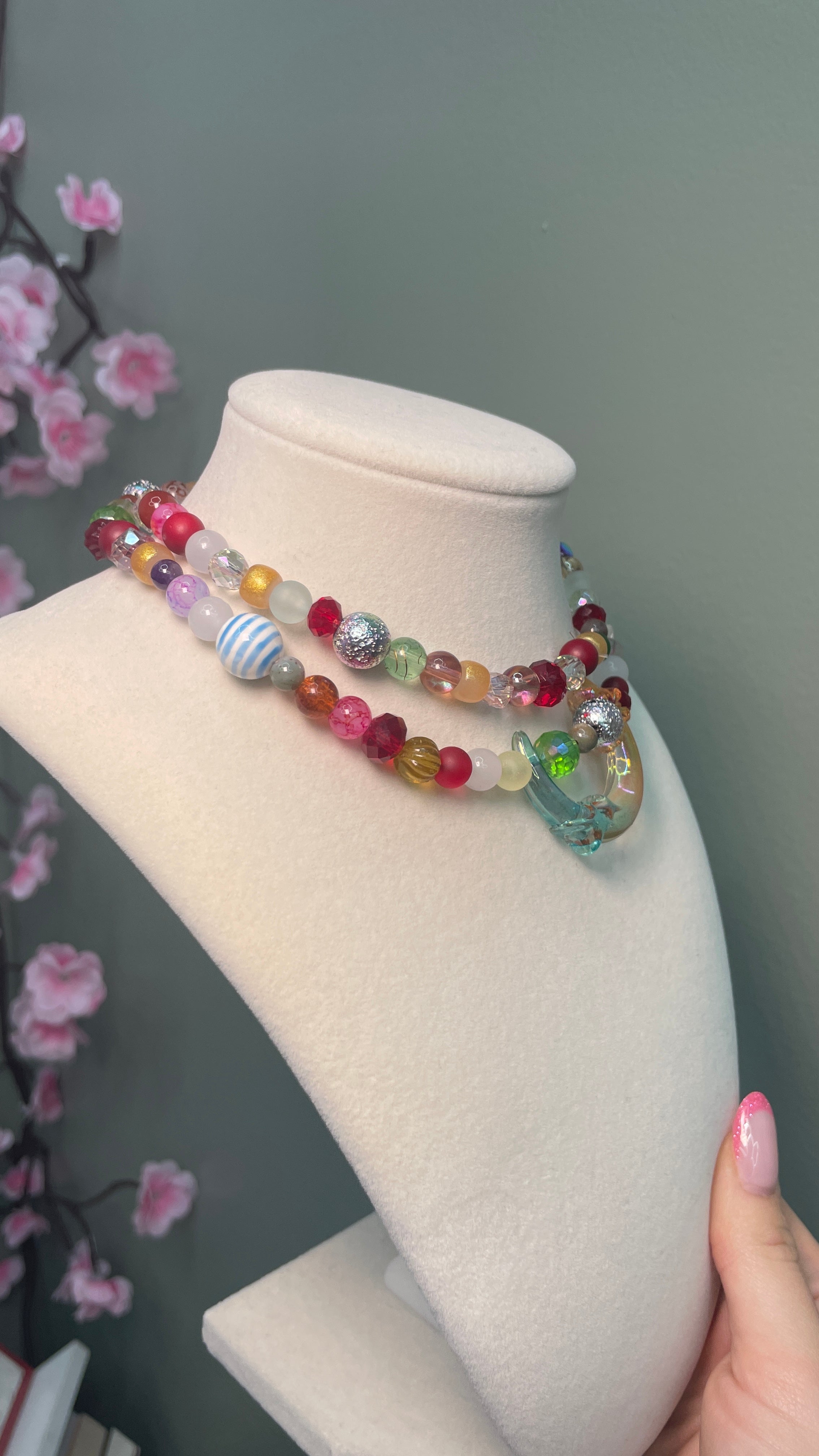 Junk Beads Necklace Long ALT