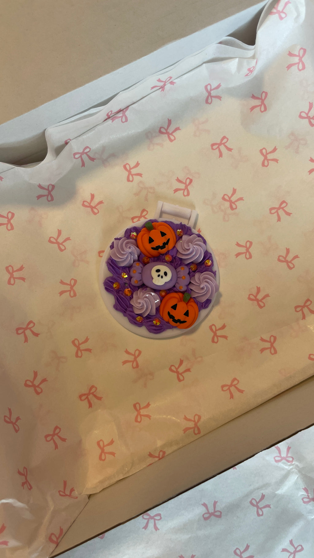 Halloween Charm Decoden Compact Mirror
