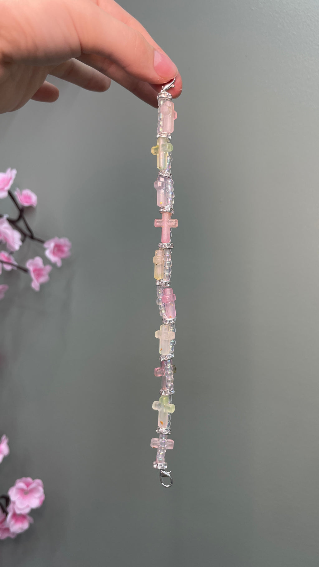 Cross Elastic Clasp Bracelet