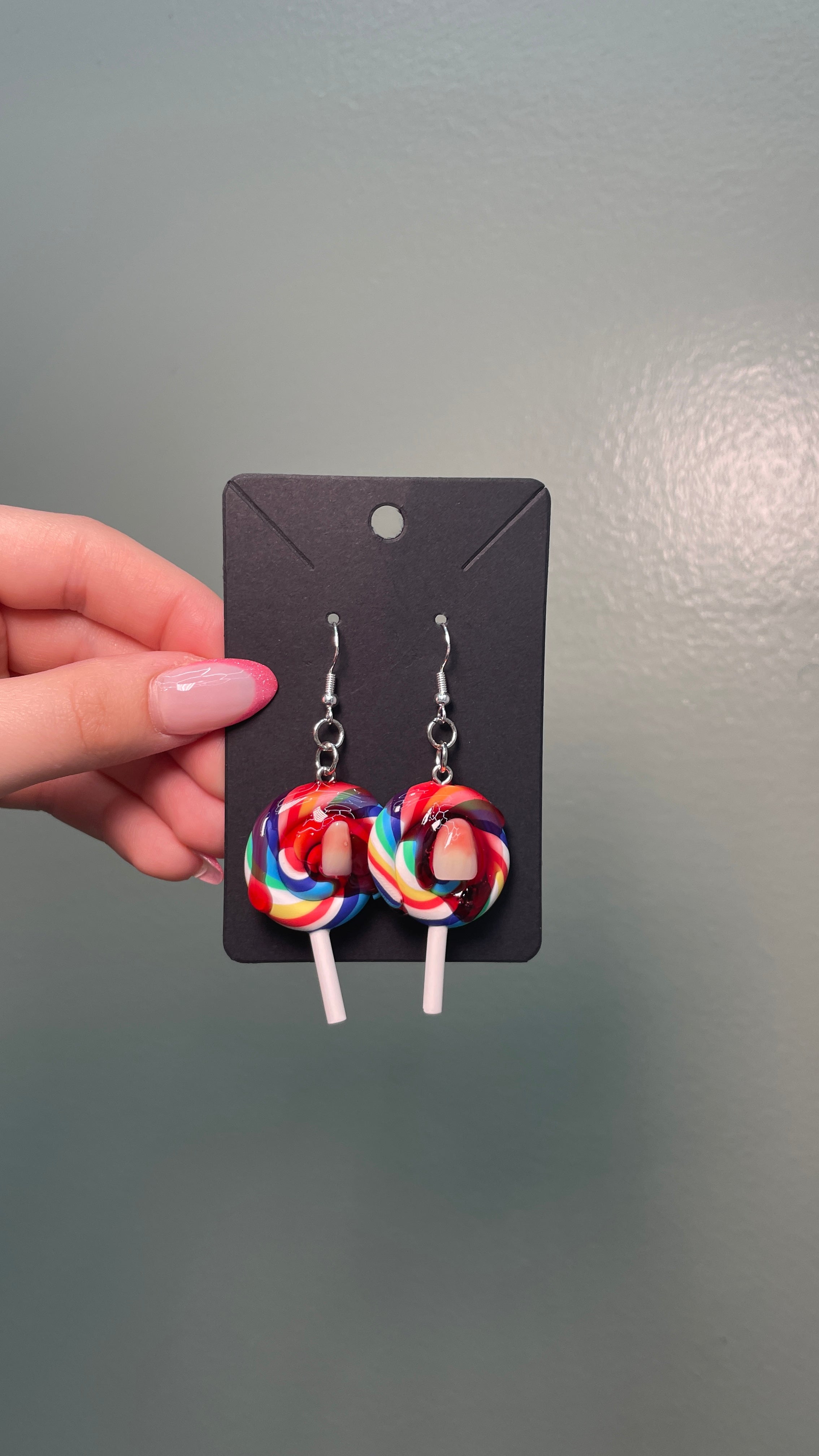 Cavity Lollipop Earrings ALT