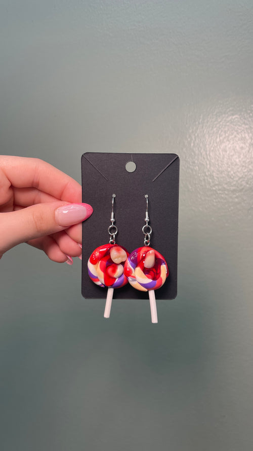 Cavity Lollipop Earrings ALT