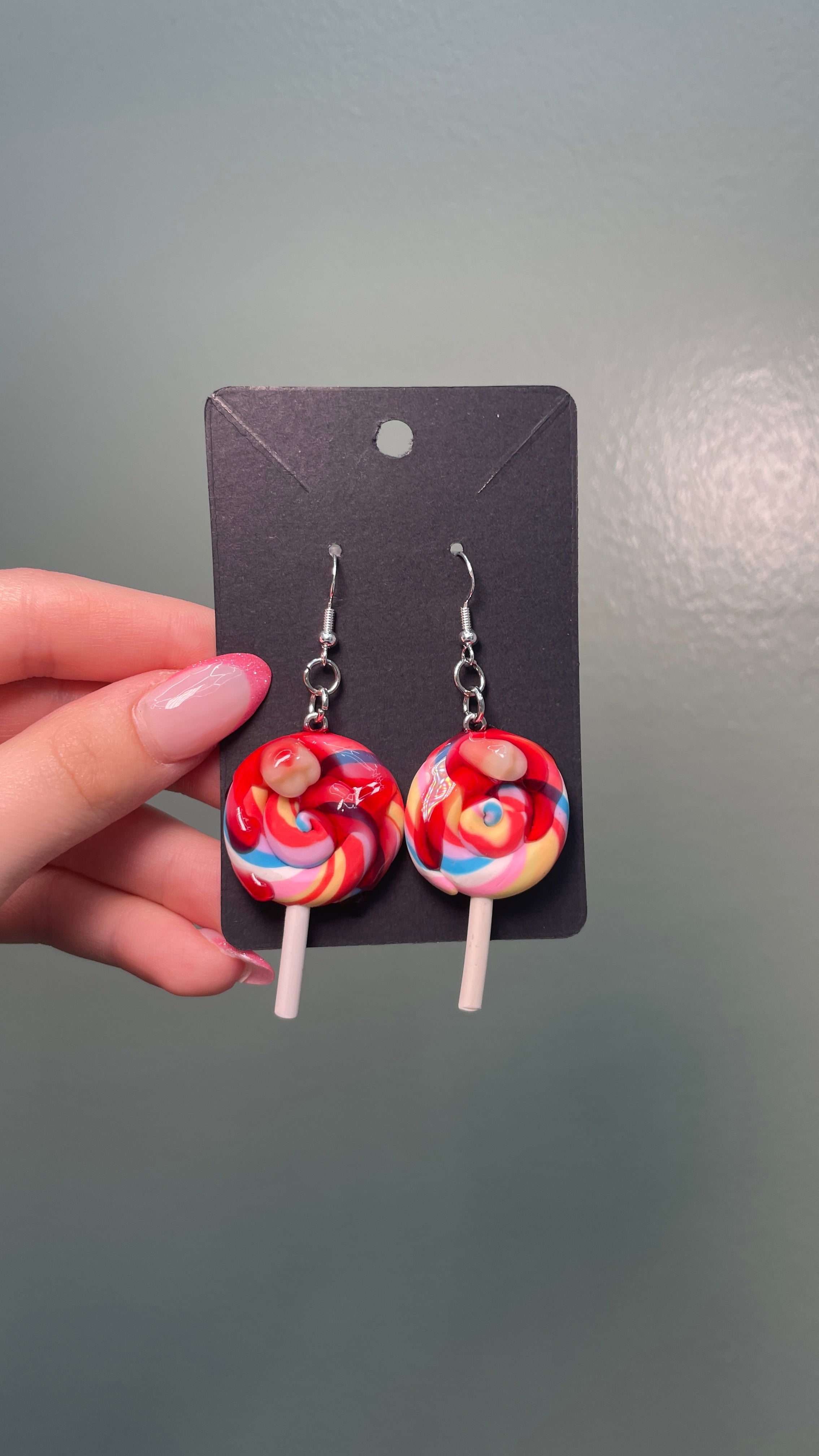 Cavity Lollipop Earrings ALT