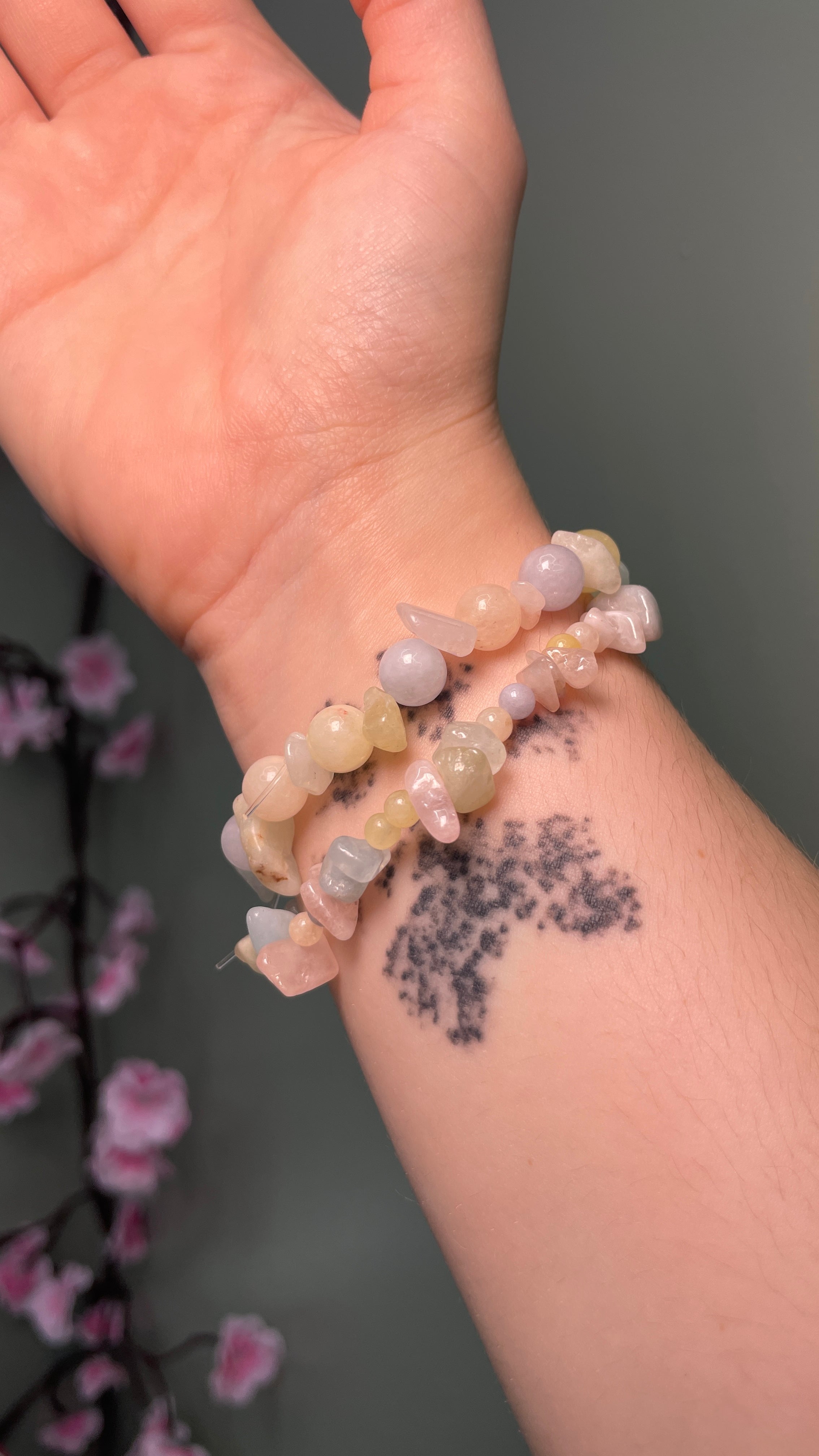 Colorful Quartz Bracelet Set