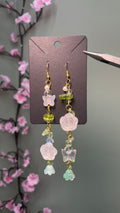 Whimsical Elegant Floral Earrings