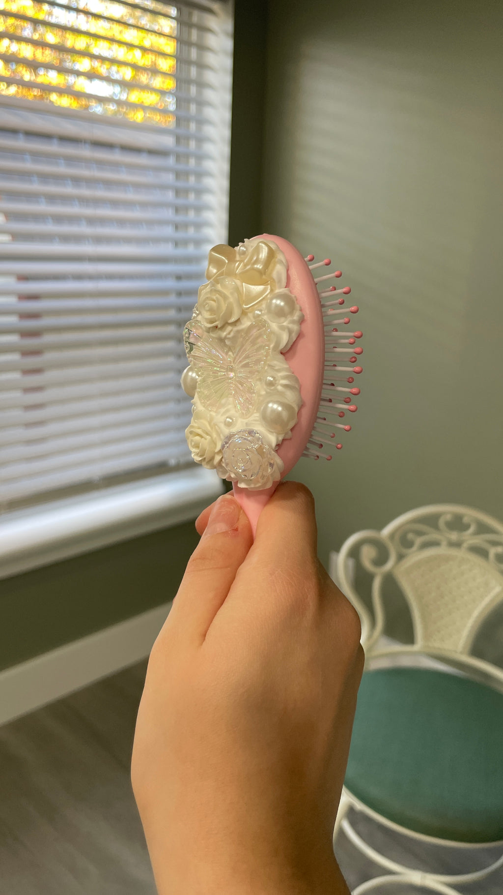 Cute Decoden Beaded Hairbrush Series