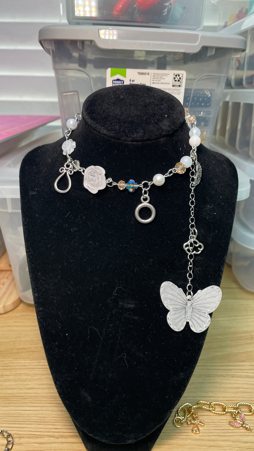 Whimsy Goth Chain Link Choker Necklace