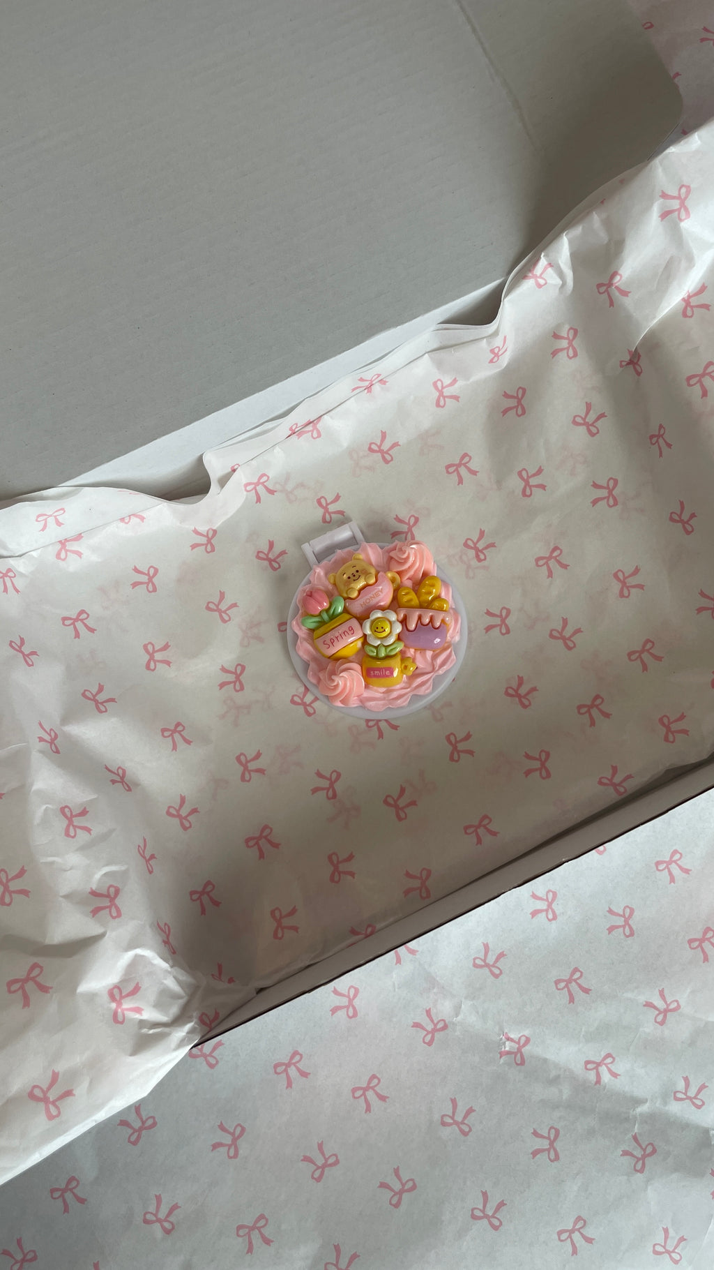 Spring Charm Decoden Compact Mirror