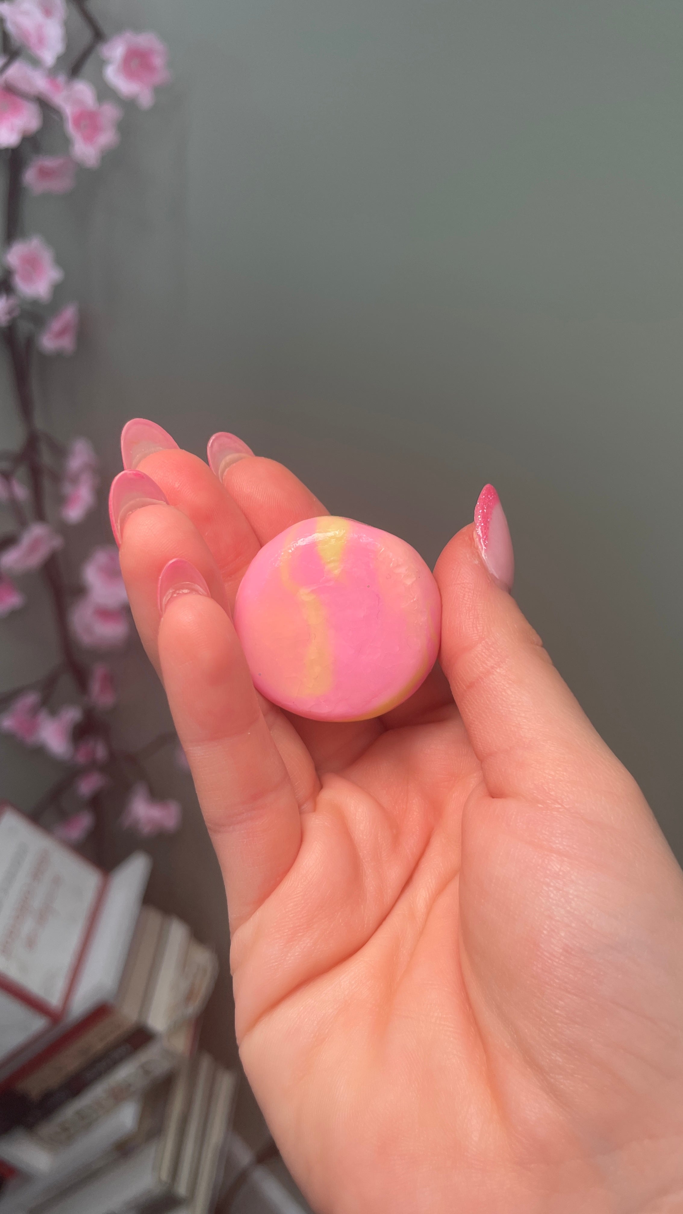 Clay SWIRL Worry Stone