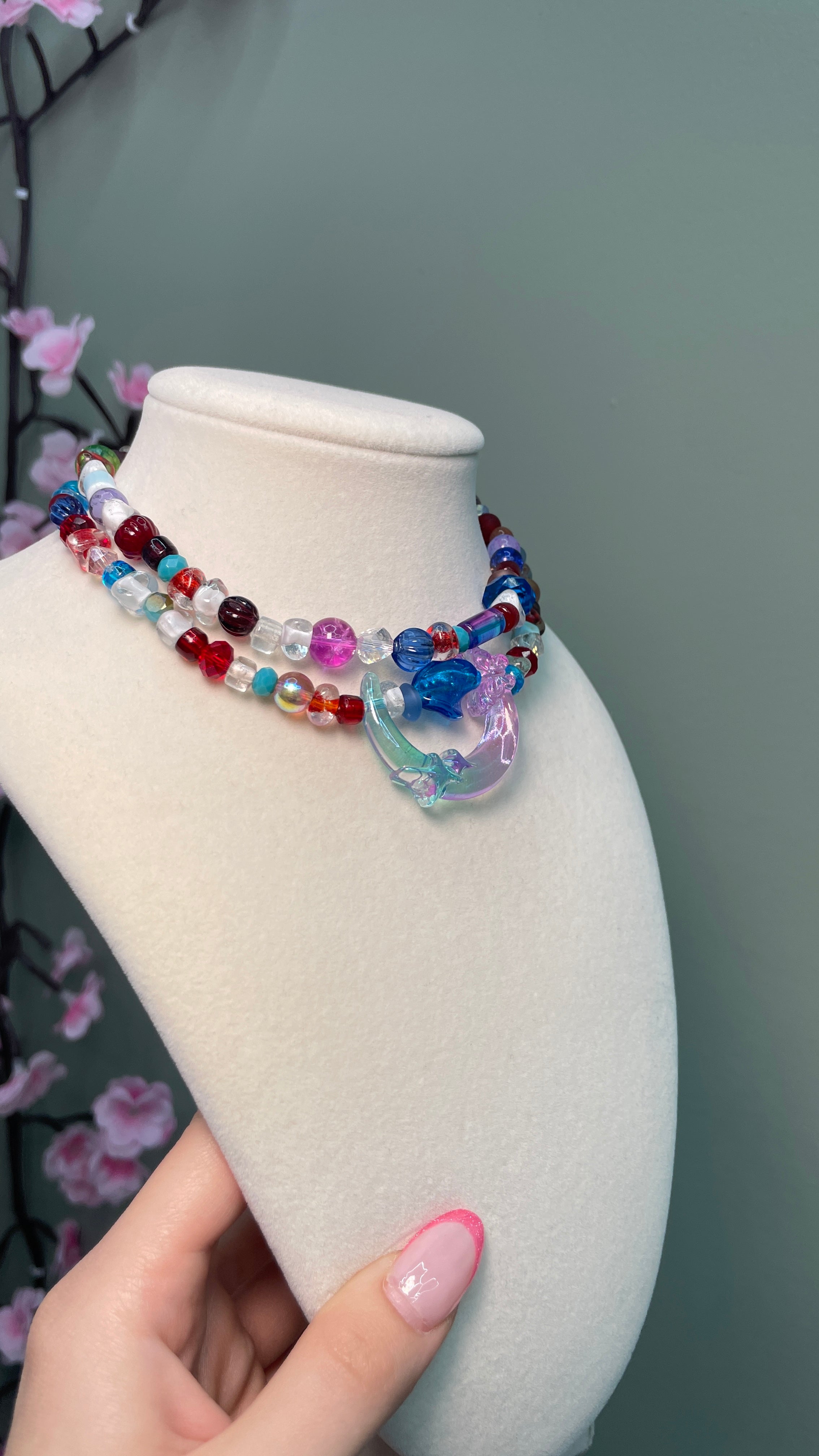 Junk Beads Necklace Long ALT