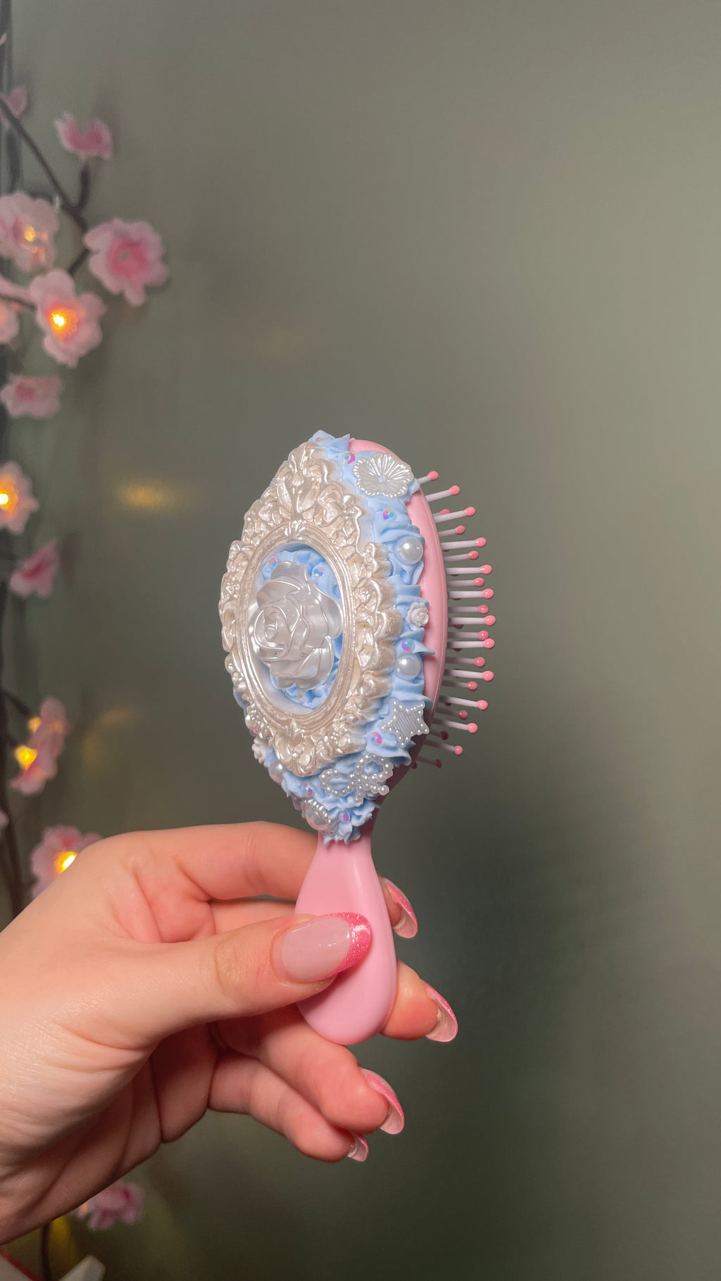 Cute Decoden Beaded Hairbrush Series