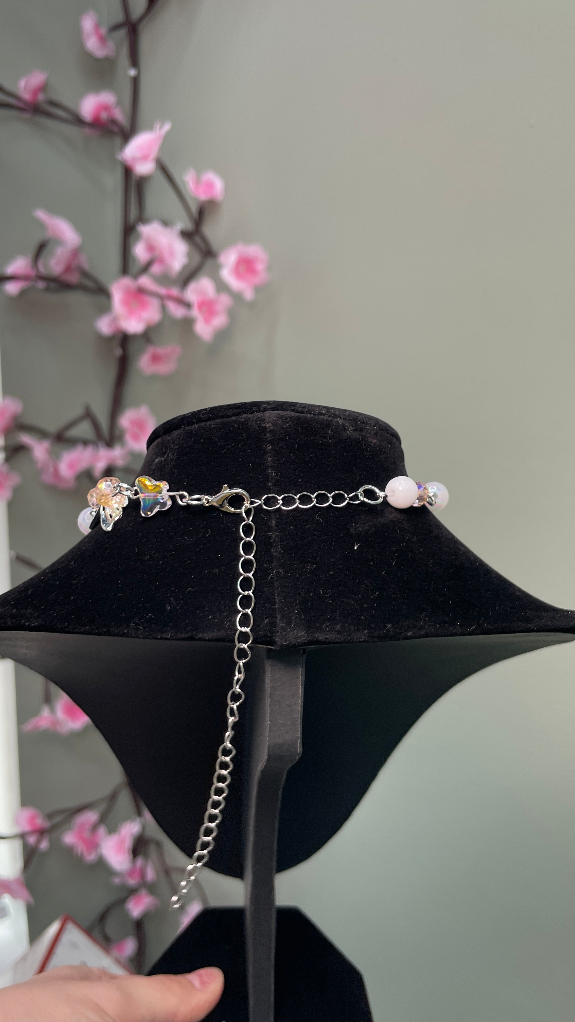 Whimsy Goth Chain Link Choker Necklace