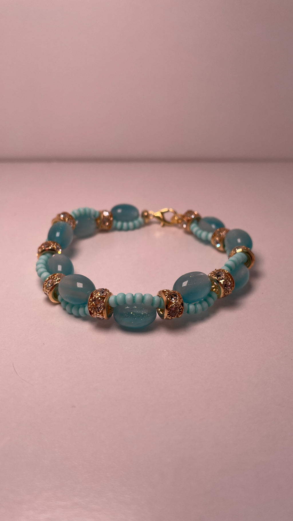 Turquoise Elastic Clasp Bracelet