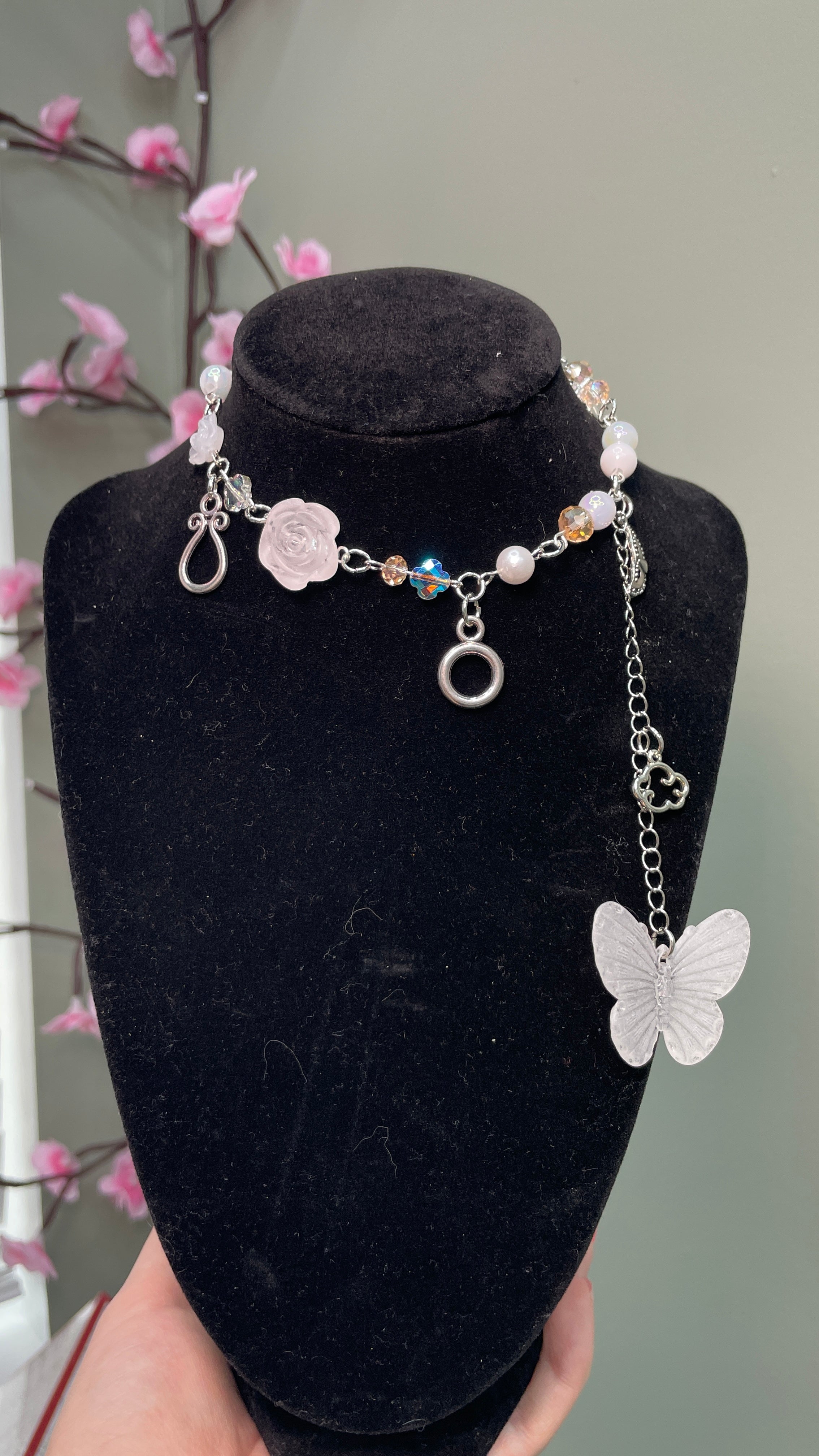 Whimsy Goth Chain Link Choker Necklace