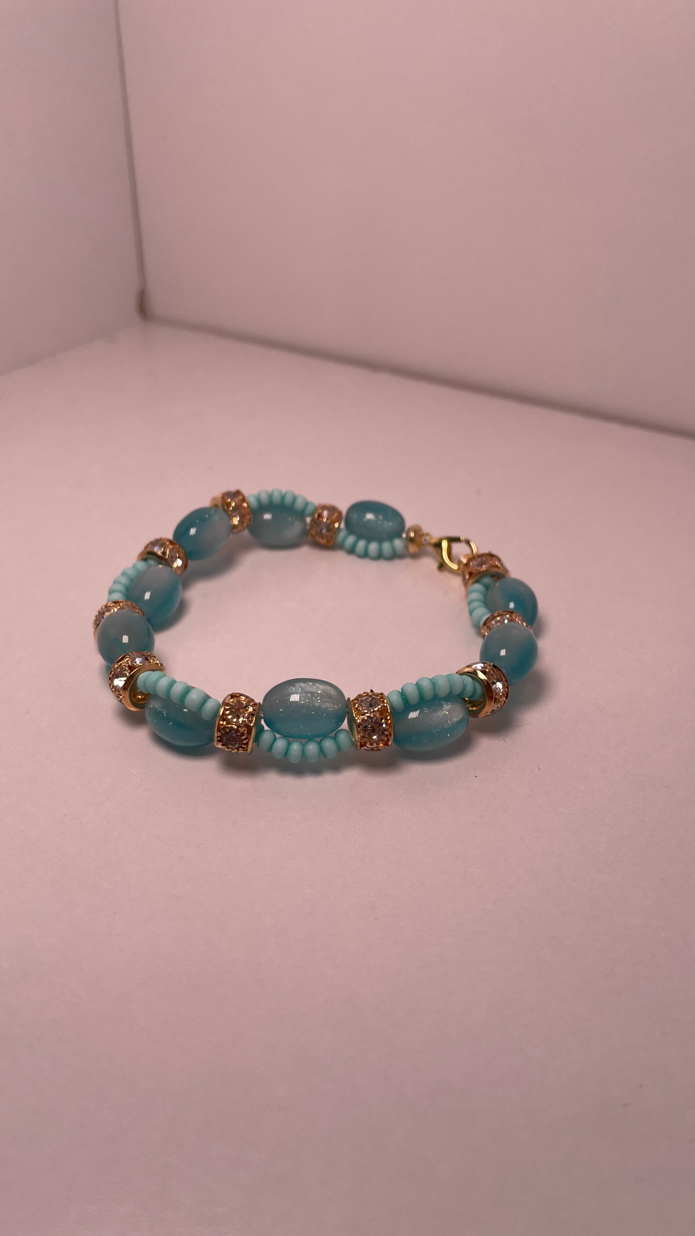 Turquoise Elastic Clasp Bracelet