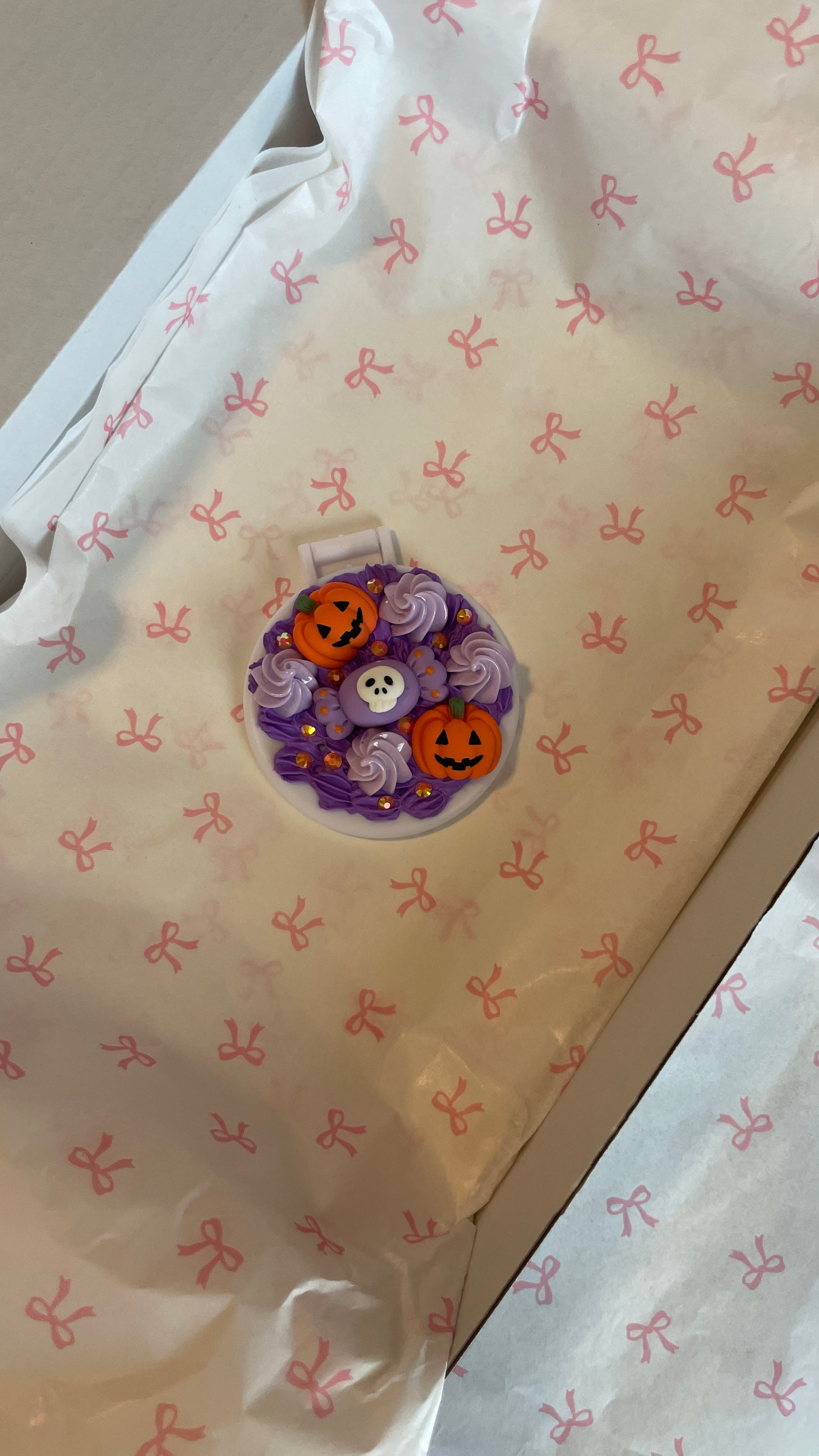 Halloween Charm Decoden Compact Mirror
