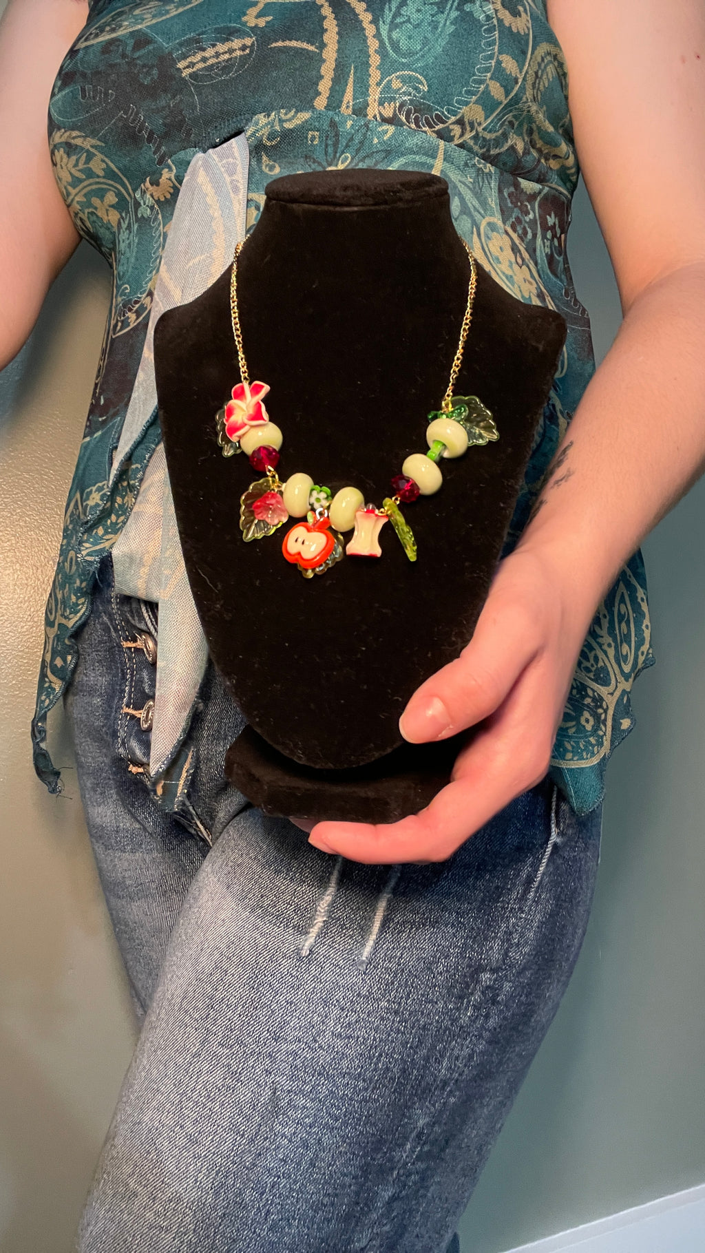 Apple Core Junk Necklace