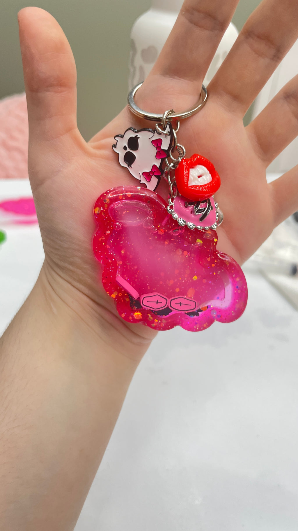 Monster High Pink Draculaura Keychain