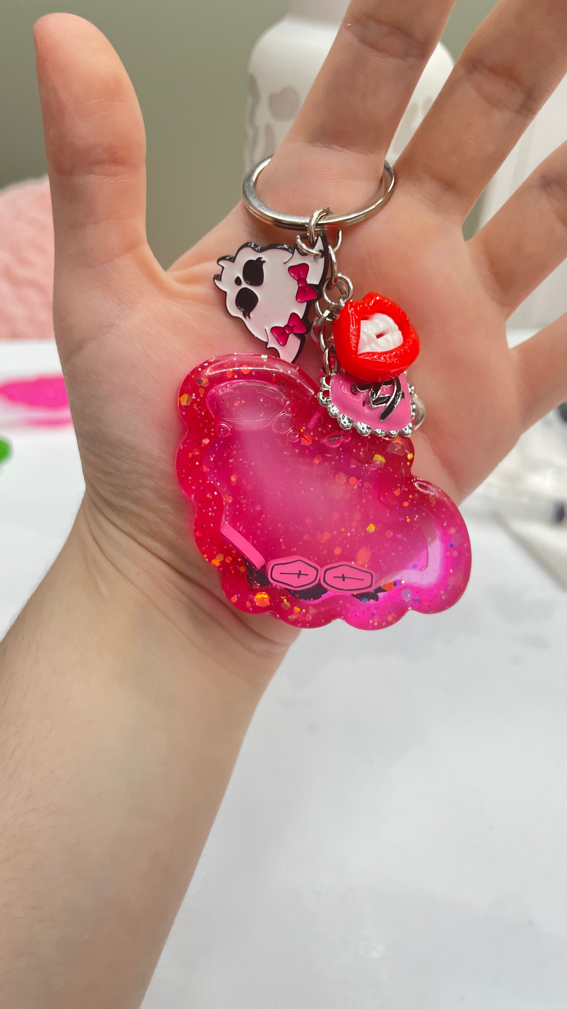 Monster High Pink Draculaura Keychain