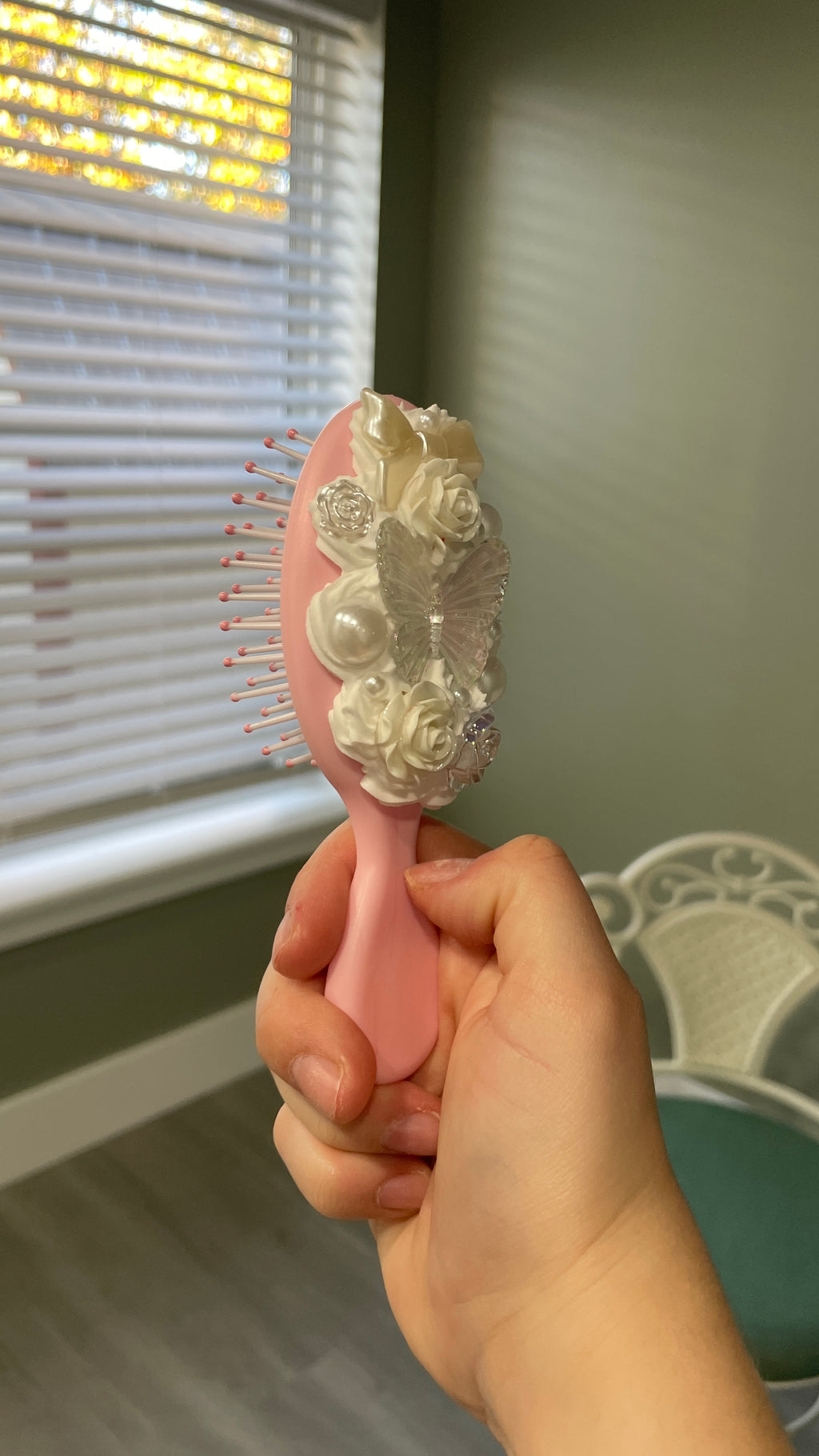 Cute Decoden Beaded Hairbrush Series