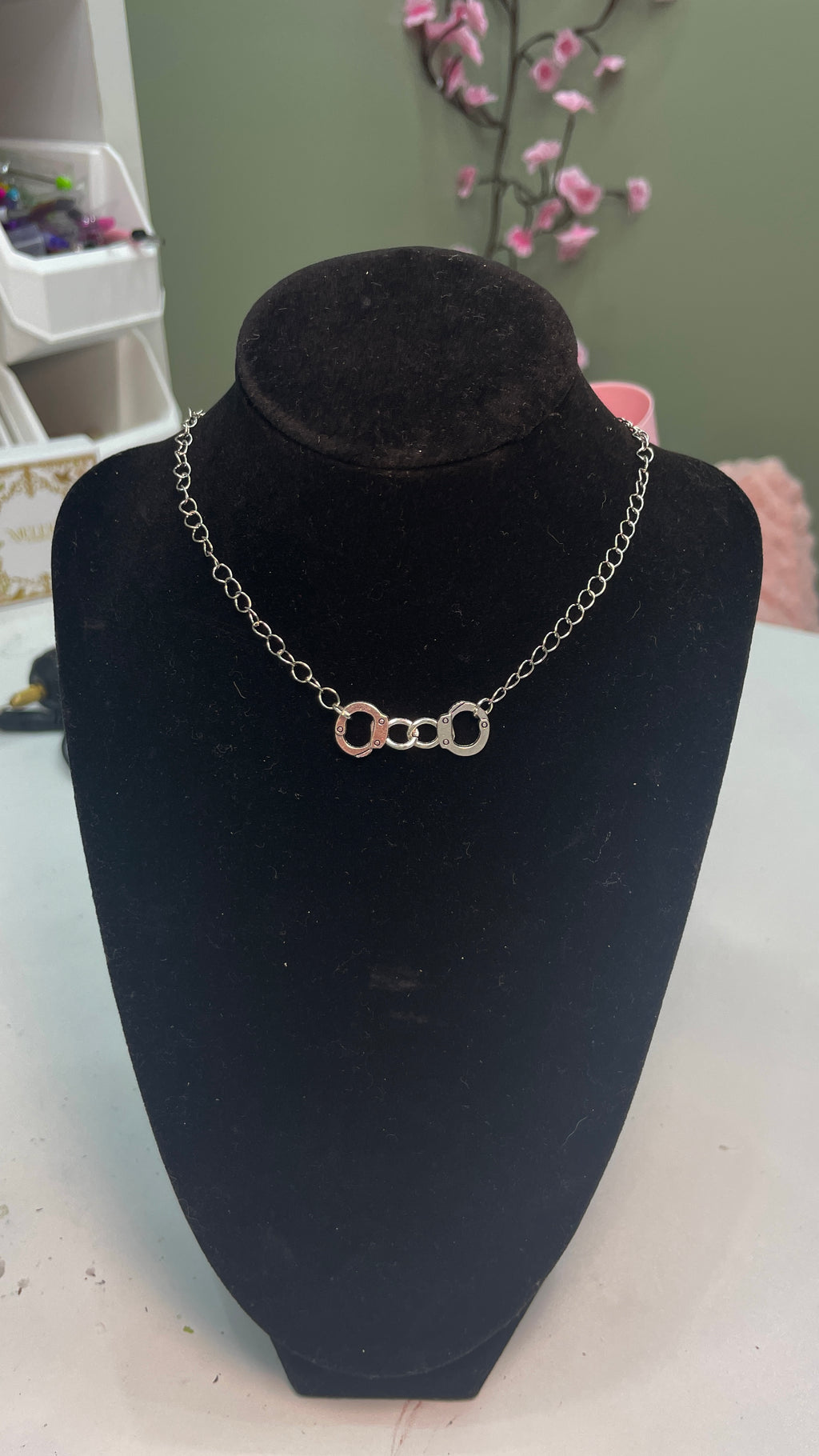 Handcuff Linked Necklace