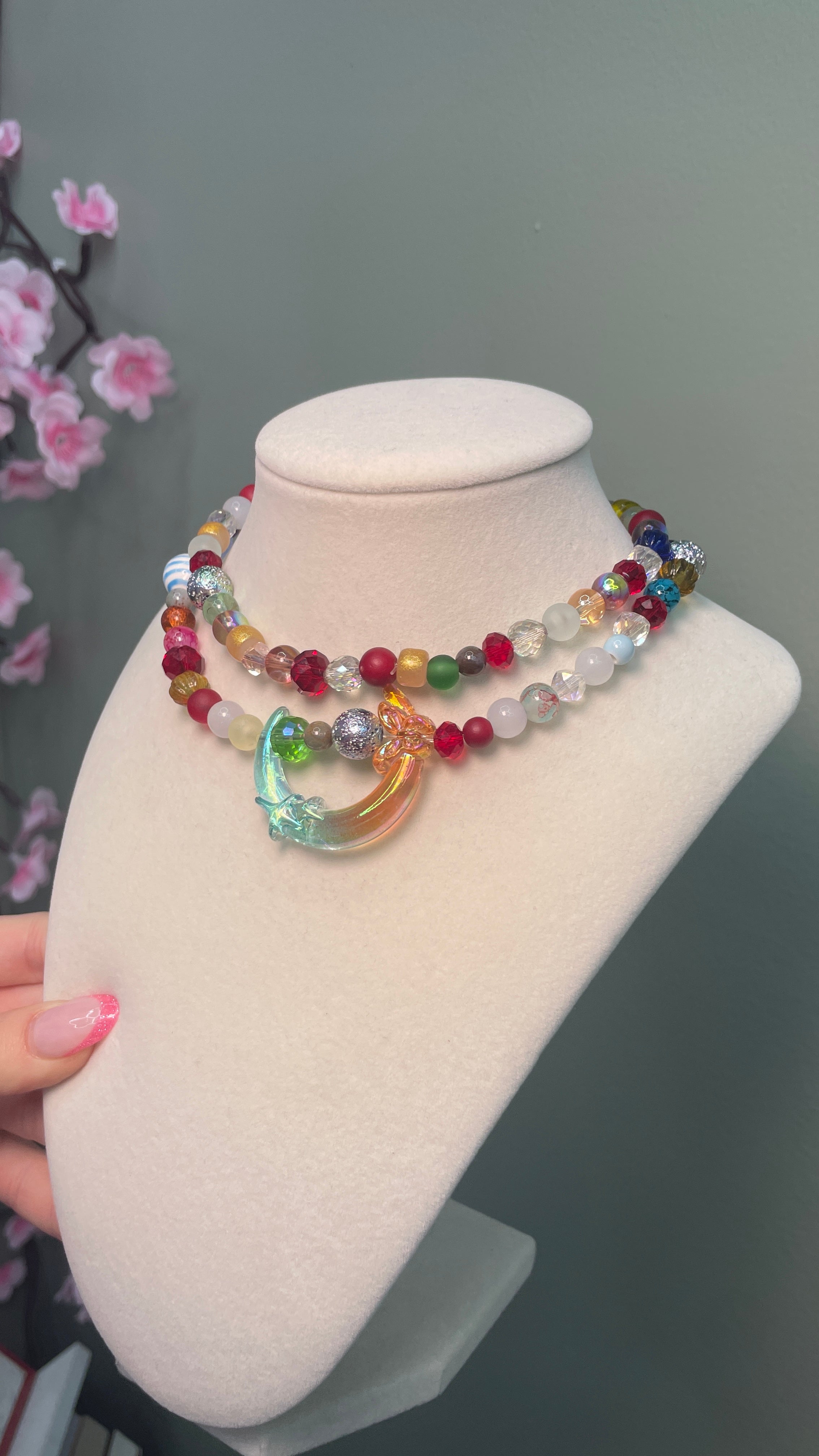 Junk Beads Necklace Long ALT