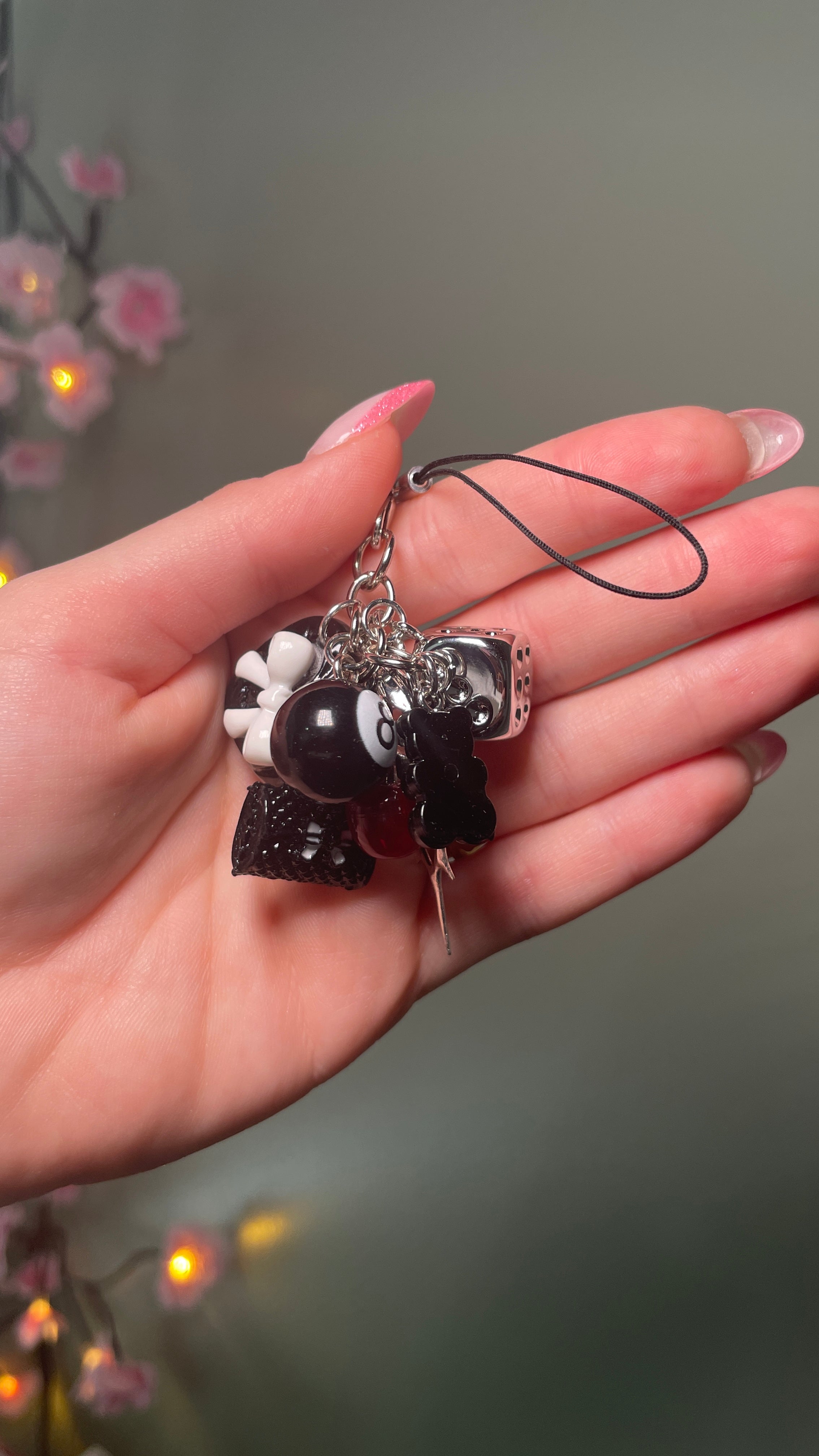 Grunge Phone Charm Clip