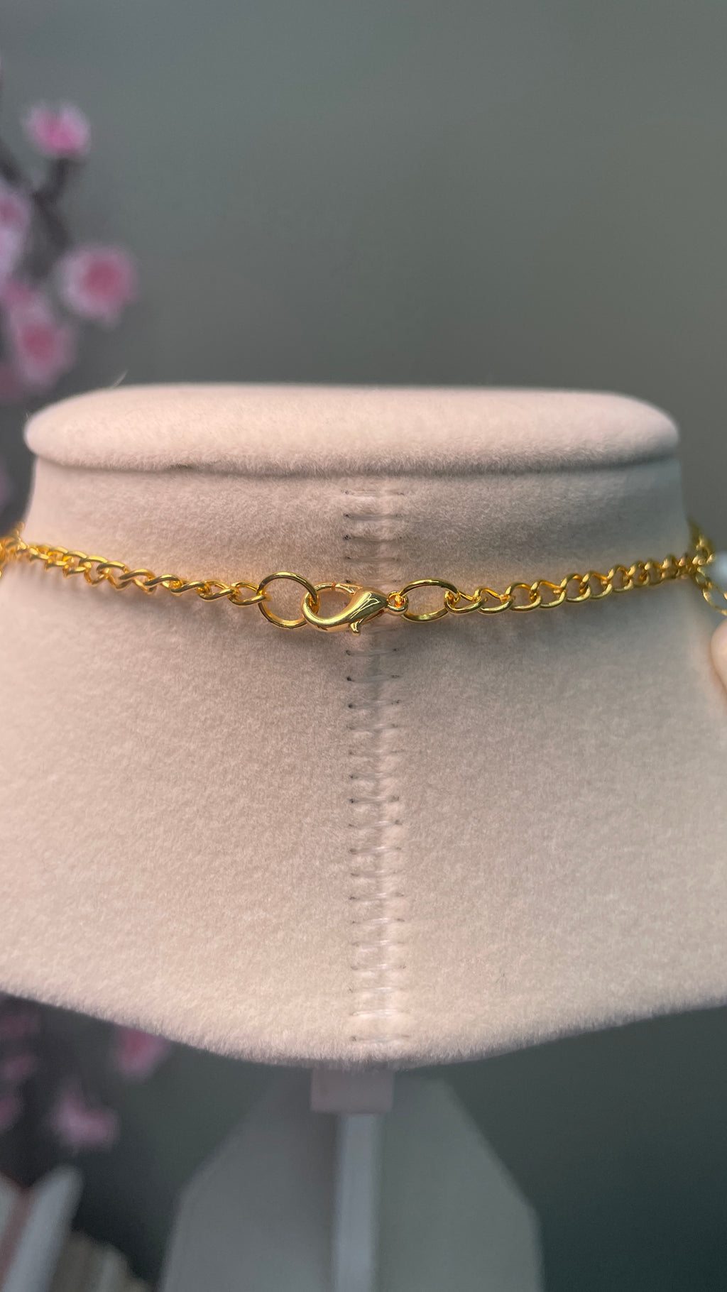 Cross and Pearl Shell Anklet