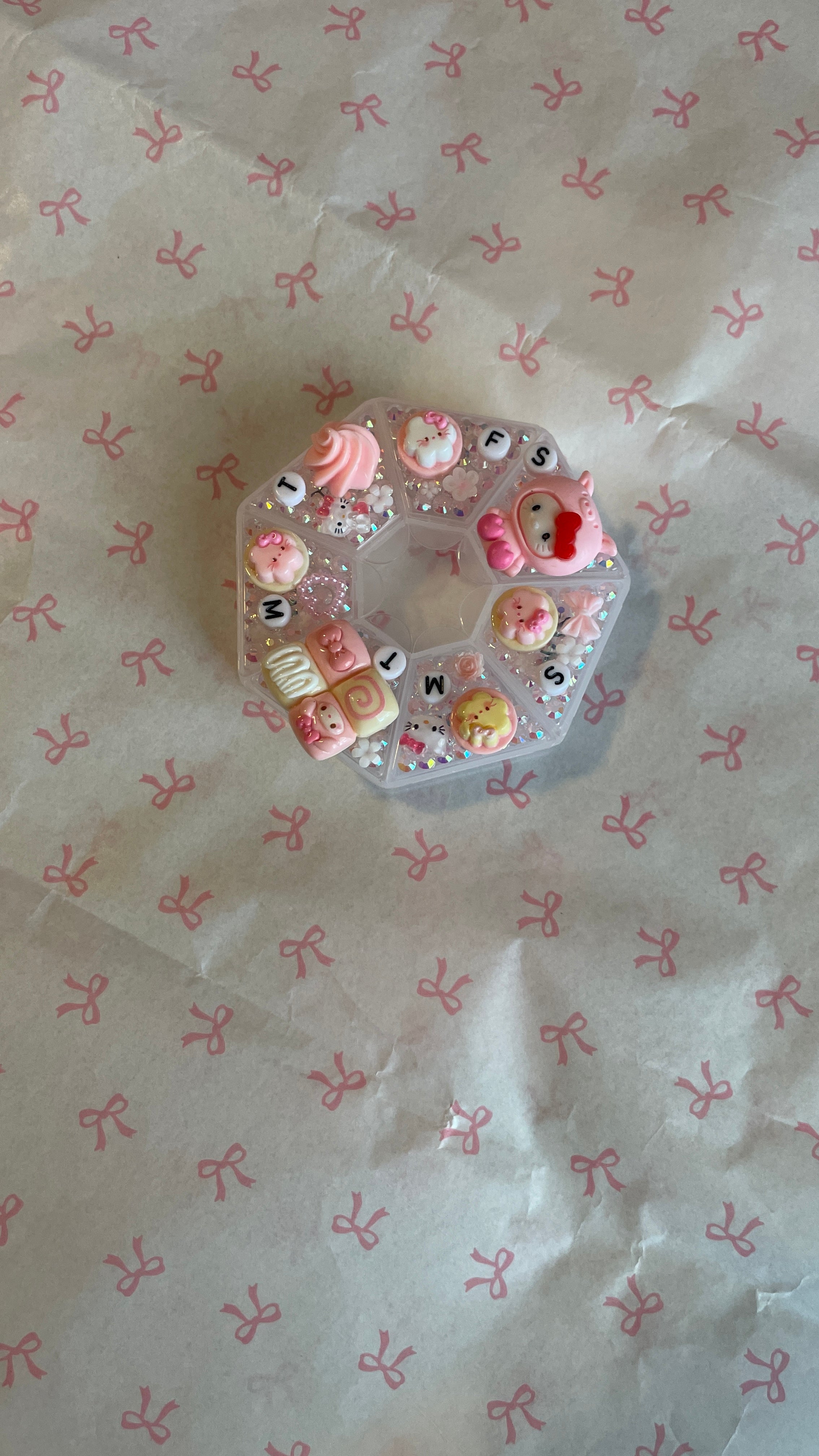 Hello Kitty Beaded Pill Case